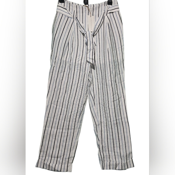 Moon River - Anthropologie NWT Medium Striped Pants - Waist 28 - Inseam 26 - Picture 3 of 5
